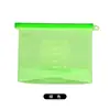 Sacos de Silicone de Grau Alimentício para Conservar Alimentos, Sacos Domésticos para Embalagem de Alimentos, Sacos Seláveis Anti-Odor para Armazenar Carne na Geladeira