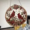 Atrapasoles de Arte Diamante Navideño Pintura Estilo Diamante Acrílico Navideño F