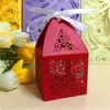 Mariposa Fantasía Corazón Cuadrado Rojo Paquete Grande Tamaño Pequeño Caja de Hierro Bolsa Grande Portátil para Dulces