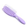 Exportación venta caliente peine de púas huecas moldeo por inyección puntual pintura elástica peine para peinar en húmedo peine de peluquería para cabello largo y corto