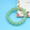 Libro Rojo Pequeño Douyin Mismo Estilo Imitación Jade Hetian Pulsera Estudiante Transmisión en Vivo Comercio Electrónico Punto Turístico Tráfico Regalo Fabricante Venta Directa