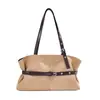 Bolso de Mano Casual de Moda Simple para el Trabajo para Mujer 2026 Otoño Nuevo Estilo Coreano Diseño de Nicho Gran Capacidad Bolso de Hombro