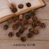 Decoraciones de bolas de vid navideñas estrellas navideñas adornos creativos hechos a mano DIY estilo ins pequeña decoración colgante para árbol de Navidad