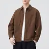 Ropa para Hombre Fengshe / Nueva Chaqueta de Retazos Holgada Casual Estilo Americano Retro Japonés para Primavera y Otoño