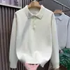 UNKNOWTAL 2025 Moletom Casual Solto de Cor Sólida Simples com Botão para Homens e Mulheres Preto