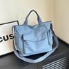 Bolso casual de moda de gran capacidad de estilo coreano, novedad primavera-verano 2024, bolso de viaje, bolso bandolera de hombro combinable.