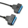 Adaptador USB 3.0 SATA para USB Dedicado Transfronteiriço para SSD de 2,5 polegadas, Disco Rígido SATA, Cabo de Drive Fácil