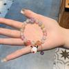 Pulsera de Mariposa de Cristal Ojo de Gato Douyin para Mujer Diseño Nicho Ins Pulsera Luz de Luna Gris Pulsera DIY Regalo para Estudiante