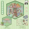 Pegatinas de Escena en Miniatura de Mascotas Lindas de Dibujos Animados Tamaño Grande Escena PET Apilables Estéreo 3D Pegatinas Decorativas para Diario DIY