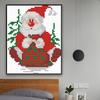 Feliz 99 desenho animado ponto cruz Papai Noel feriado pequeno pendurado imagem auto-bordado material de bordado bolsa fabricantes uma geração de cabelo