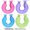 Bolsa de agua caliente en forma de U para terapia de calor en cuello y hombros, calentador de pies, calentador de manos con funda de felpa