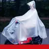 Capa de Chuva Carro Elétrico Bicicleta Adulto Homem Mulher Individual Extra Grande Extra Grosso Motocicleta Bicicleta Elétrica Poncho Transparente