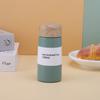 Grão de Madeira Portátil Mini Copo de Bolso Copo com Isolamento a Vácuo de Aço Inoxidável Compacto para Exterior Copo de Água Portátil