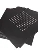 Papel de Atenuación Láser Doble Cara Papel Fotográfico Negro Caja de Grabado Láser Galvanómetro Papel de Prueba de Mancha de Corrección Paquete de 100 Hojas
