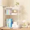 Estantería de almacenamiento con ruedas de múltiples niveles, estantería de almacenamiento de escritorio, estantería, estantería de almacenamiento de escritorio para dormitorio estudiantil, estantería de almacenamiento para escritorio de oficina