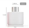 Garrafa de aromaterapia cilíndrica cor de seda Perfume Ornamentos de garrafa de aromaterapia Ornamentos domésticos transparentes 50ml100ml Ornamentos de garrafa de aromaterapia