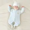 Macacões de Bebê para Primavera, Outono e Inverno, Roupas Quentes Finas Acolchoadas para Meninos e Meninas, Roupas para Recém-Nascidos, Roupas de Inverno para Bebê
