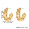 Aretes de Semicírculo para Mujer, Diseño Hermoso y Fácil de Combinar, Nuevos Aros para Mujer con un Toque de Lujo, Estilo Transfronterizo Europeo y Americano, Lujo Ligero