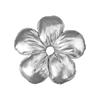 Anillo para el cabello de flor de esponja estilo coreano Flor de cinco pétalos Creativo Anillo para el cabello de intestino grueso Tiara para el cabello que combina con todo Cuerda para el cabello para moño de mujer