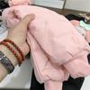 Pantalones de Algodón de Dibujos Animados para Niñas Pantalones de Forro Polar Engrosados para Niños Estilo Invierno Mono Ropa Exterior Acolchada de Tres Capas Invierno Conjunto de Invierno