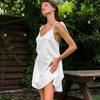 Estilo Nuevo Europeo y Americano 2026 Camisola de Noche Suave, Transpirable, Cómoda, de Corte Holgado Ropa de Dormir para Mujer, Otoño Ropa de Casa Transfronteriza al por Mayor