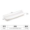 Prato Retangular de Melamina A5 para Sushi Prato Simples para Lanches de Restaurante Prato Longo de Plástico Prato para Hot Pot de Carne Coreano e Japonês