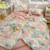 Colcha de Verão de Gaze Dupla Camada Tipo A Estilo Ins Popular, Colcha de Verão de Algodão com Fibra de Soja, Colcha Lavável à Máquina para Ar Condicionado Atacado