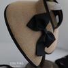 Sombrero Plegable Japonés Anti-UV de Ala Ancha y Copa Vacía para Protección Solar, Sombrero de Paja con Lazo para Mujer, Sombrero de Sol Tejido de Paja para Verano