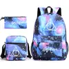 Harry potter harry potter Mochila con Estampado Mochila Escolar para Estudiante Bolso de Hombro Pequeño Estuche para Lápices Set de Tres Piezas