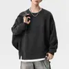 Sudadera nueva para hombre 2026, camiseta de marca informal de moda, peso pesado, camiseta de manga larga para primavera y otoño para hombres jóvenes y de mediana edad