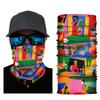 Série Padrão Gorro Quente Acampamento Lenço Mágico Versátil Poliéster Multifuncional Estampado Camuflagem À Prova de Vento
