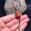 Calabaza Tallada con Hueso de Oliva Semilla Única Nube Trasera Cadena Larga Única Collar Fulu Pulsera Collar de Hueso de Oliva Huevo Hu