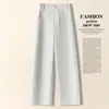 Pantalones Versátiles para el Trayecto Diario de Mujer con Corte Curvo, Nuevos Otoño 2026 de Cintura Alta, Holgados, Adelgazantes, Pierna Recta