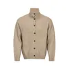 Suéter de punto para hombre con patrón de rombos estilo Old Money, colección otoño/invierno, con un diseño único, adecuado para la oficina y con cuello semi-alto.