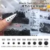 Flats Manicure Redondo Fundo Plano Cristal de Vidro Diamante Leque Rei Joias de Unha Diamante DIY Diamante Colorido 1440 Peças Atacado