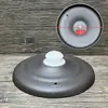 Colección de Tapas Negra y Marrón, Tapa Universal para Olla de Cerámica Negra de Arena Morada, Accesorios de Tapa para Cazuela Olla Eléctrica de Cocción Lenta Resistente a Altas Temperaturas