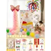 Decoración de primer cumpleaños con notas adhesivas de colores, pastel, tablero KT, globos para niños y niñas, accesorios para fotos de escena de hotel, pared de fondo