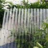 Telha de Iluminação Totalmente Transparente de PC Tipo 840/930 Iluminação Telhado Chapa Ondulada Placa Solar Toldo Telha Plástica