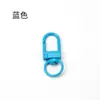 Chaveiro de corrente com fivela de porta liga de zinco metal acessórios DIY peças de chave de carro conector de interface fivela de porta atacado
