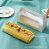 Rollo completo medio rollo rollo de pastel piel de tigre suizo mousse de queso caja de embalaje punto occidental caja de embalaje de alta gama horneado caja punto occidental