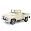 1:43 Pickup de Aleación Vintage Modelo de Coche Clásico Adorno de Coche de Juguete Regalo de Cumpleaños para Niño