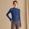 Ropa deportiva, Ropa de yoga, Chaqueta, Ajuste ceñido para mujer, Secado rápido, Top deportivo para correr, fitness, pilates, Ropa de ciclismo