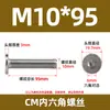 Colección de Tornillos de Cabeza Hexagonal Cm Acero Inoxidable 304 Cabeza Plana Redonda Tornillos de Cabeza Delgada Tornillos de Máquina de Precisión Tornillos de Máquina de Cabeza Plana Grande