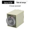 Relé de tempo super ST3PA-B JSZ3A-B JSZ3 ACDEFG série completa atraso de inicialização