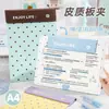 Portapapeles Magnético Cuatro Estaciones, Carpeta de Doble Uso Horizontal y Vertical, Carpeta de Documentos, Soporte para Exámenes, Portapapeles de Cuero, Pizarra