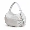 Bolsa de Compras Plegable No Tejida para Viaje de un Solo Hombro Portátil Engrosada de Gran Tamaño Bolsa para la Colocación de Comestibles Supermercado Bolsa de Compras Ecológica Venta al por Mayor