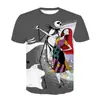 Comercio exterior transfronterizo verano 2022 nuevo Halloween digital impresión 3D camiseta de manga corta para niños venta directa de fábrica
