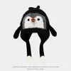 Gorro para Niños Bebé Otoño e Invierno Estilo Dibujos Animados Gorro con Protección para Orejas Casual Cálido Pingüino Gorro de Invierno Engrosado para Hombres y Mujeres