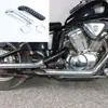 Escudo Térmico para Tubo de Escape Modificado Retro de Motocicleta Cruiser Harley, Cubierta Redonda Curva Anti-quemaduras Caballo de Hierro 400