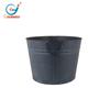 Cubo de Hielo Ovalado Negro Gran Clásico Enfriador de Bebidas Metálico Cubo para Bebidas Cubo Enfriado para Vino Cerveza